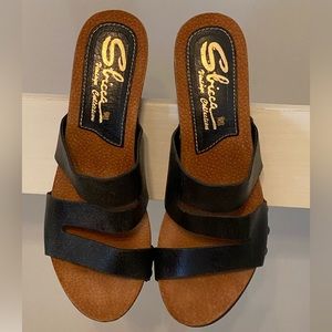 Sbicca Vintage Collection platform chunky heels